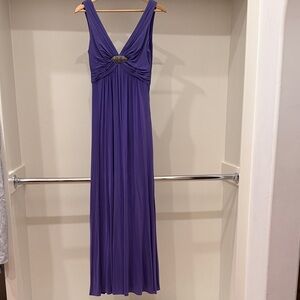 BCBGMaxAzria Deep Purple Maxi Dress